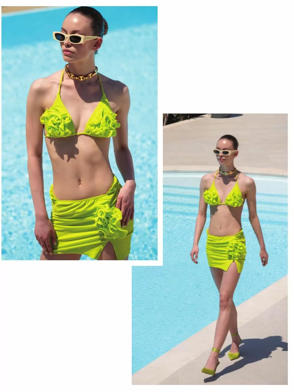 Μαγιό BLU4U Fashion Solids Σουτιέν Τρίγωνο Μπικίνι - Αφαιρούμενη Ενίσχυση