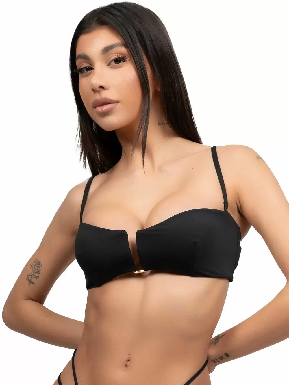 Μαγιό BLU4U Fashion Solids Μπικίνι Strapless - Αόρατη Ενίσχυση