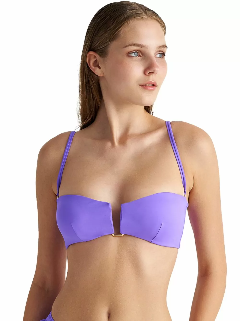 Μαγιό BLU4U Fashion Solids Μπικίνι Strapless - Αόρατη Ενίσχυση