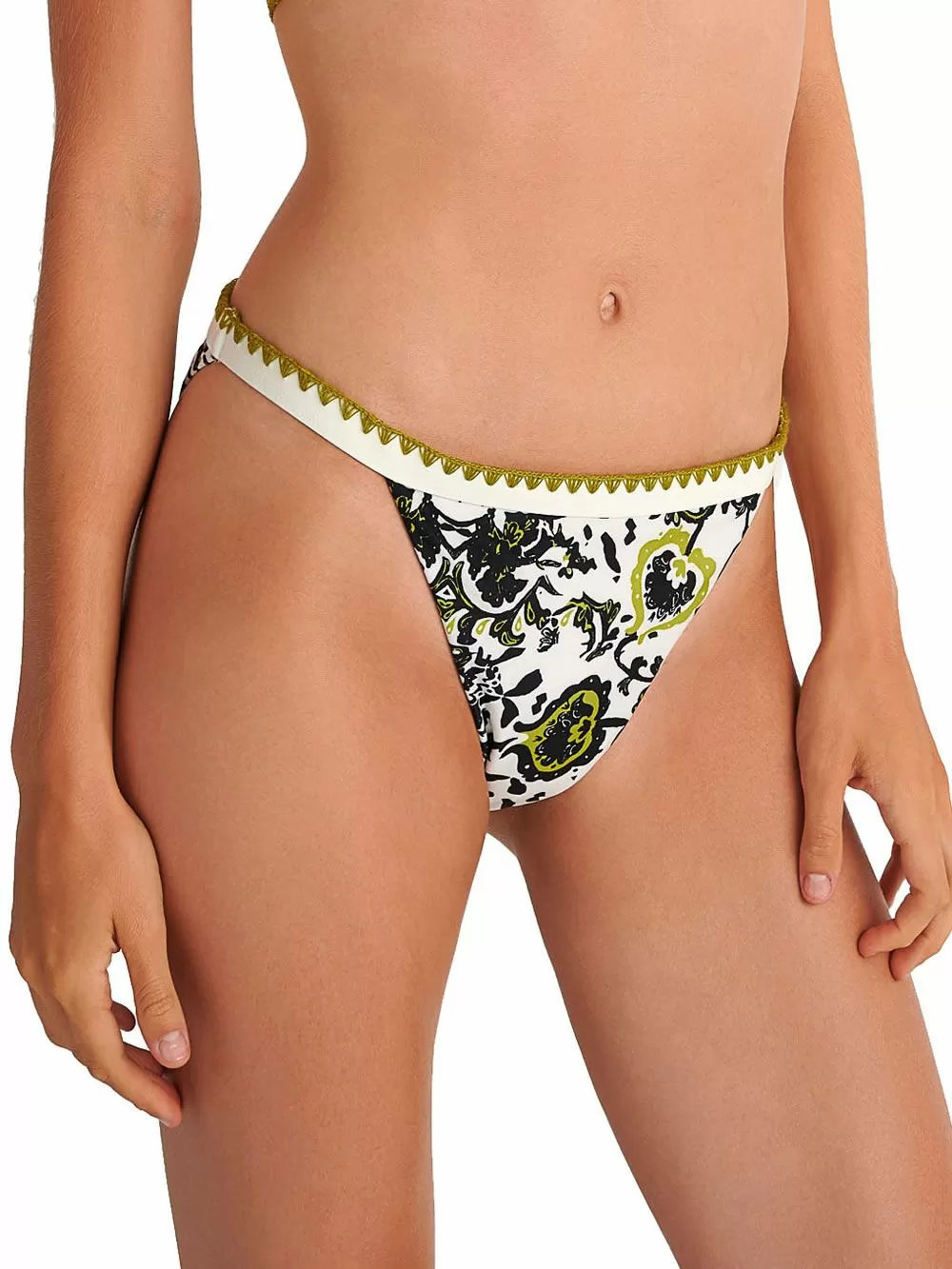 Μαγιό BLU4U Batik Crochet Σλιπ Κανονικό - Αόρατες Ραφές - Σχέδιο Κέντημα