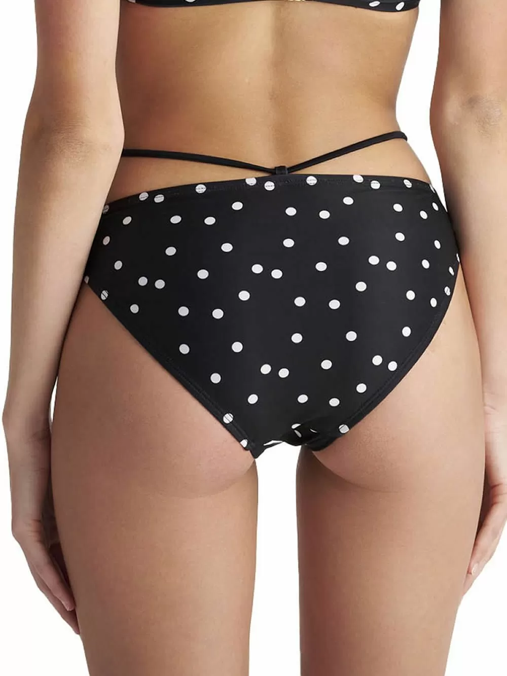 Μαγιό BLU4U Dotted Polka Μπικίνι Σλιπ Κανονικό - Λωρίδες & Κοσμήματα