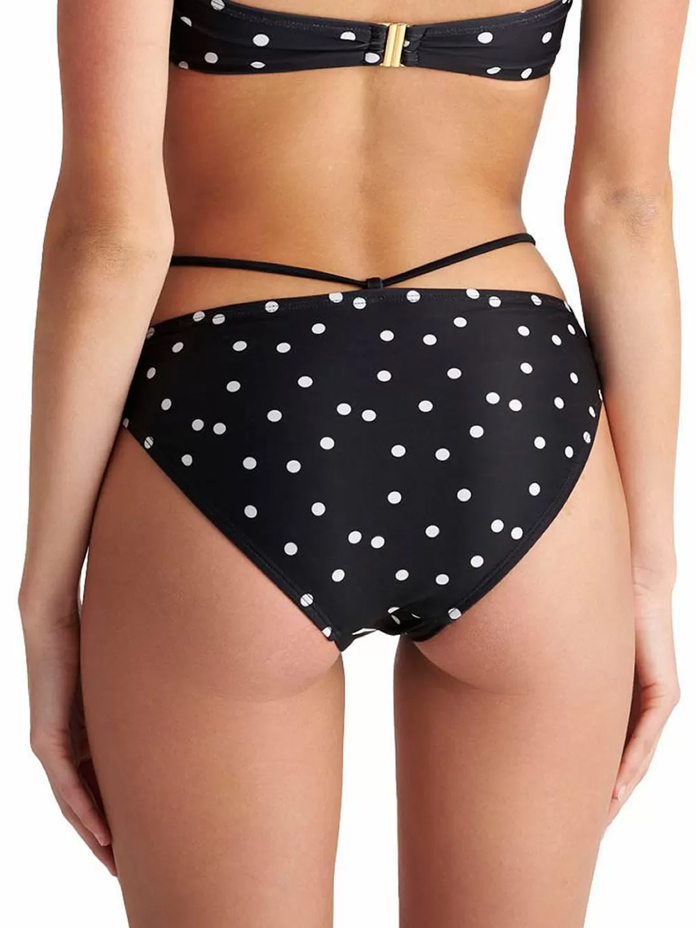 Μαγιό BLU4U Dotted Polka Μπικίνι Σλιπ Κανονικό - Λωρίδες & Κοσμήματα