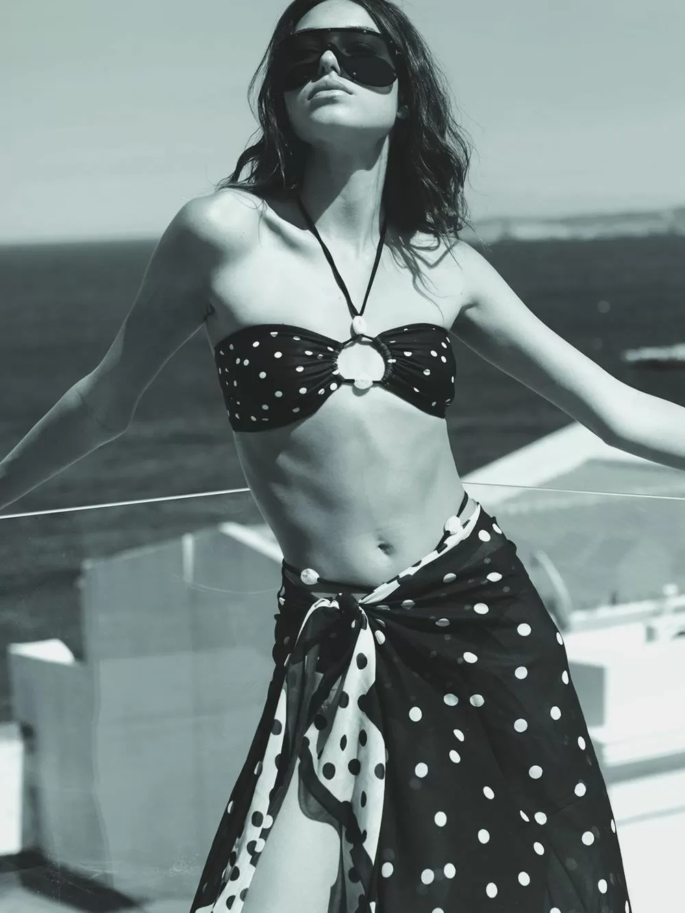 Μαγιό BLU4U Dotted Polka Μπικίνι Τοπ - Ενίσχυση - Κοκάλινα Κοσμήματα