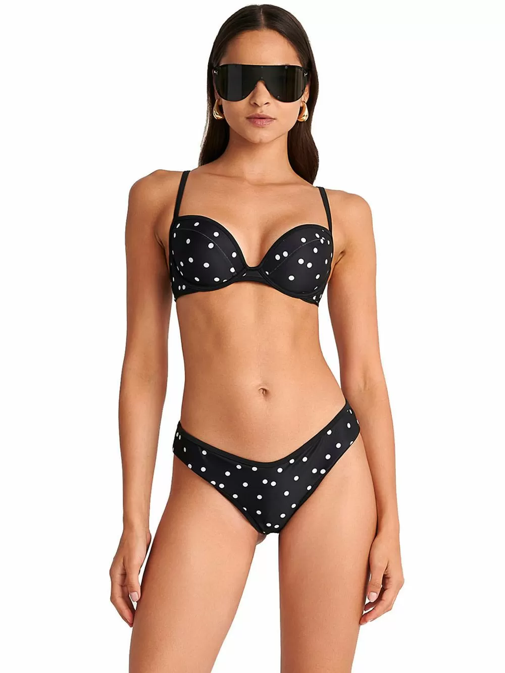 Μαγιό BLU4U Dotted Polka Push Up Σουτιέν - Πλουσιότερο Μπούστο