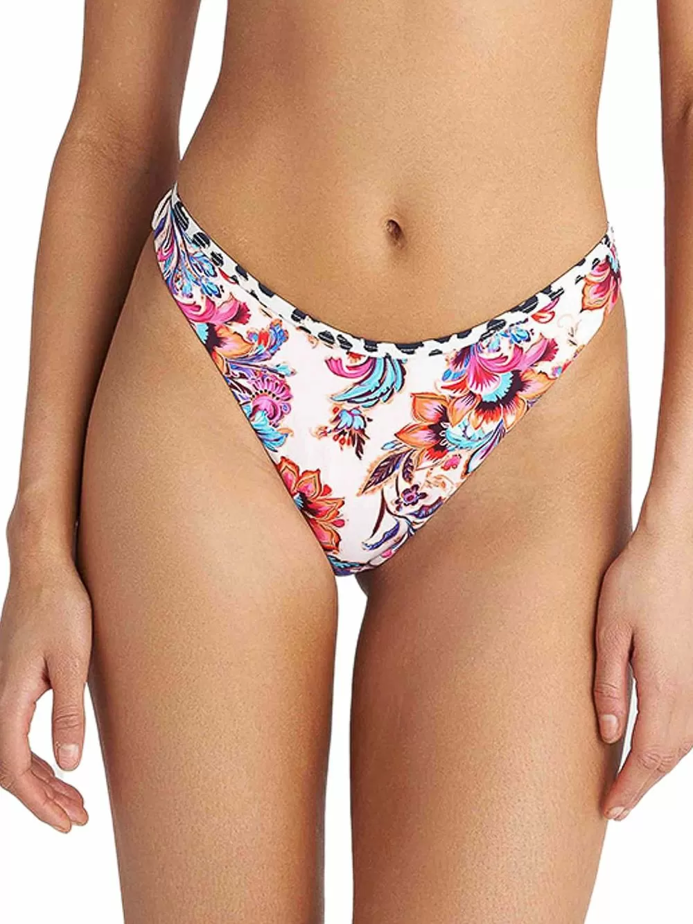 Μαγιό BLU4U Floral Escape Brazilian Μπικίνι Σλιπ- Floral & Animal