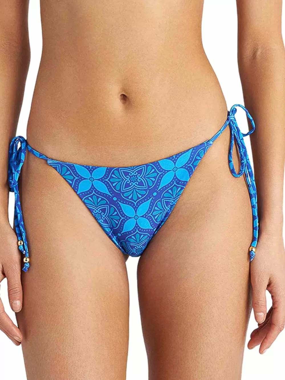 Μαγιό BLU4U Blue Ikat Μπικίνι Σλιπ Κανονικό Δετό - Διπλής Όψης