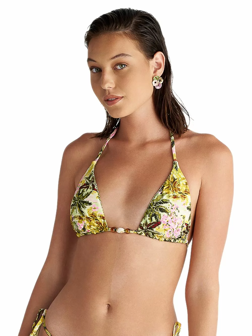Μαγιό BLU4U Jungle Garden Σουτιέν Τρίγωνο Μπικίνι - Διπλής Όψης - Ενίσχυση
