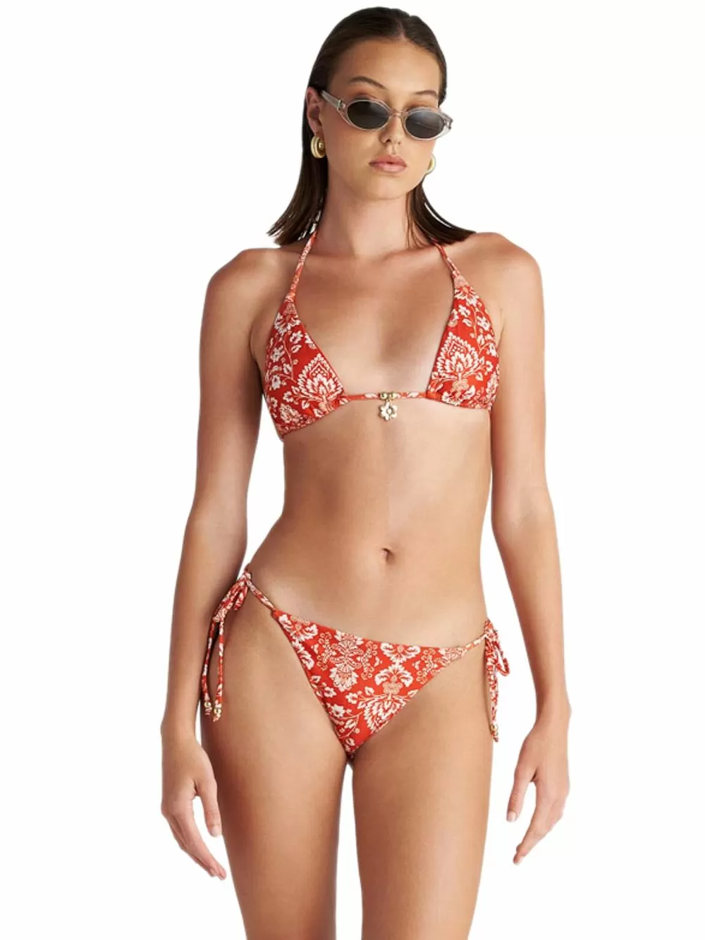 Μαγιό BLU4U Coral Damask Μπικίνι Σλιπ Κανονικό Δετό