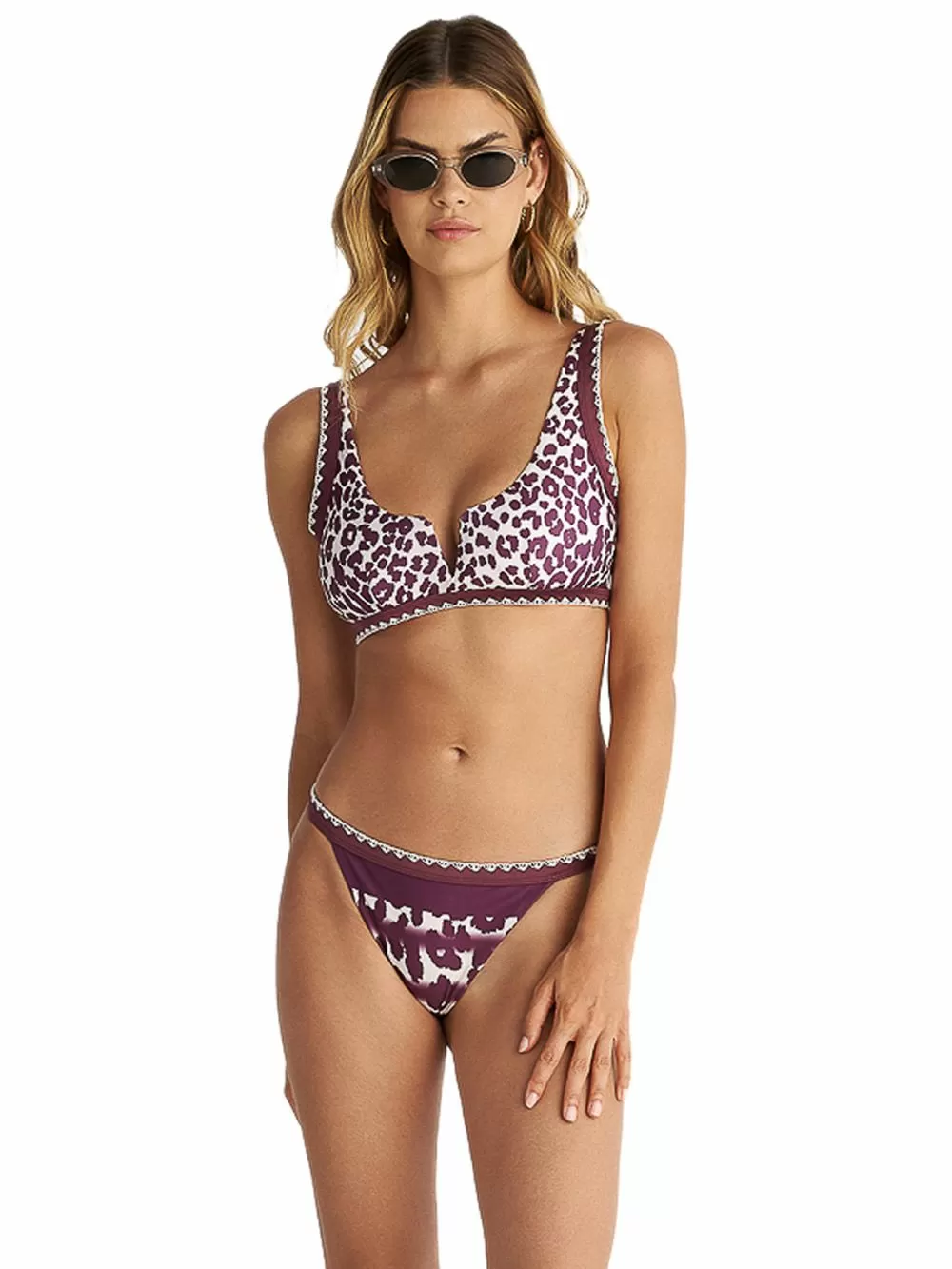 Μαγιό BLU4U Stripes and Spots Μπουστάκι Bralette - Σχήμα V - Αόρατη Ενίσχυση