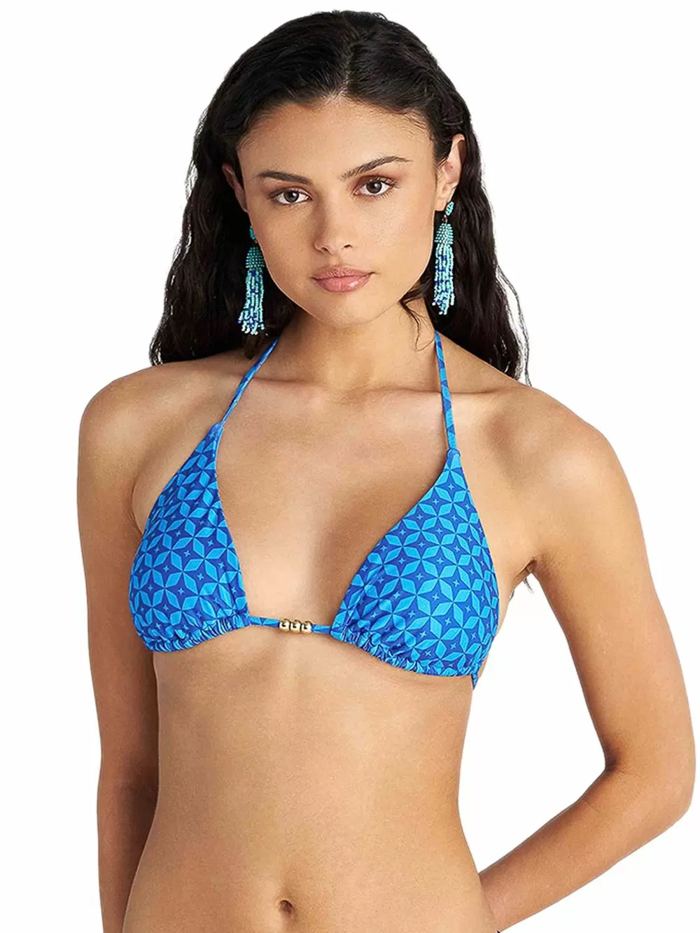 Μαγιό BLU4U Blue Ikat Σουτιέν Τρίγωνο Μπικίνι - Αφαιρούμενη Ενίσχυση