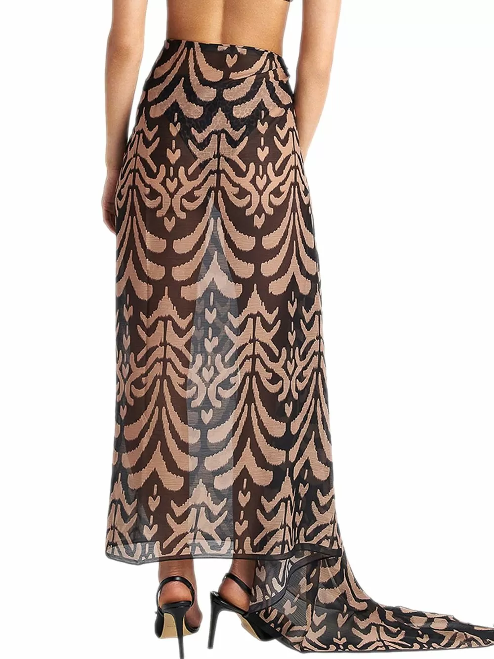 Beachwear BLU4U Παρεό Toffee Leo - Αέρινο Ύφασμα