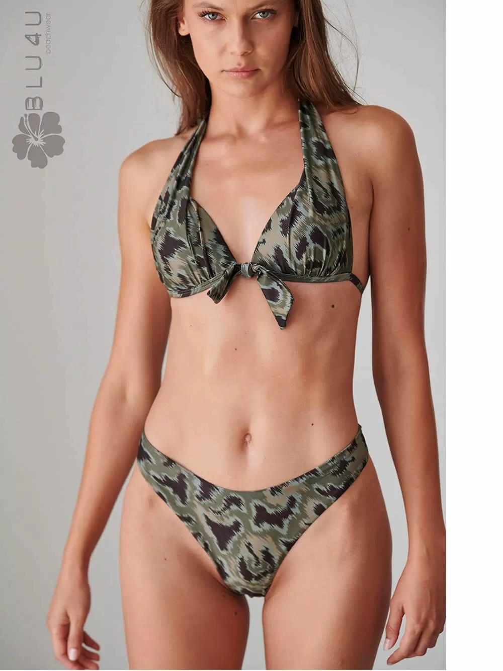 Μαγιό BLU4U Art Leo Push Up Τρίγωνο - Διπλή Ενίσχυση