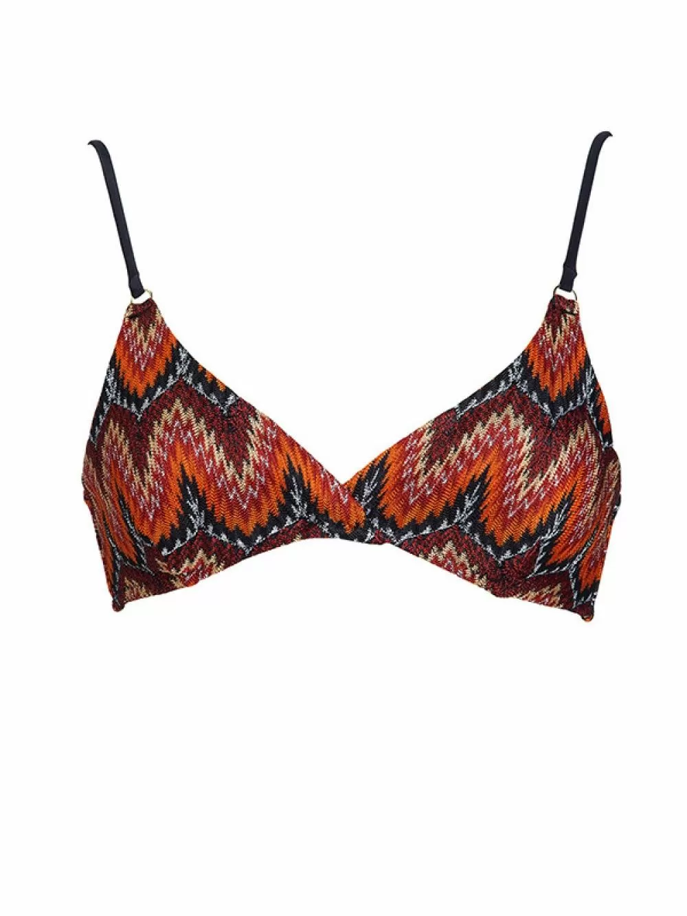 Μαγιό BLUEPOINT Τρίγωνο Indian Nights - Αφαιρούμενη Ενίσχυση - Πλεχτό Σχέδιο 
