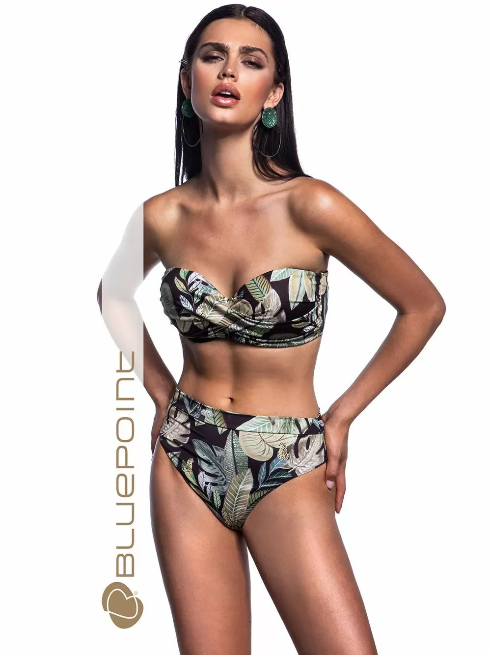 Μαγιό BLUEPOINT Beyond Chic Μπικίνι Σλιπ Brazilian Ψηλόμεσο 