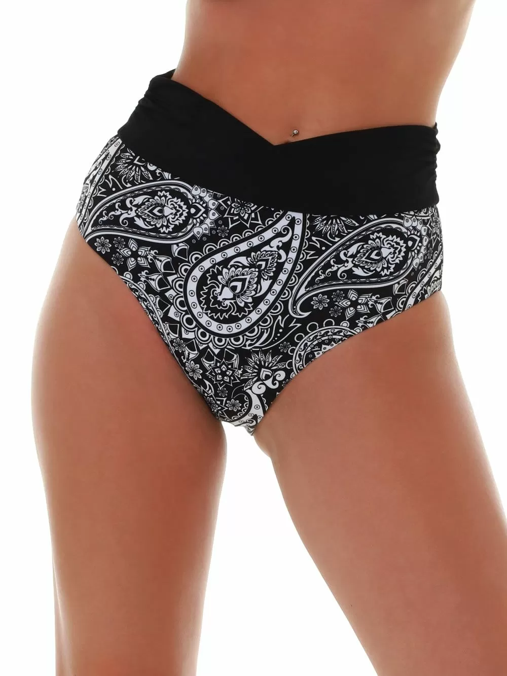 Μαγιό BLUEPOINT Hippie Chic Μπικίνι Σλιπ Ψηλόμεσο Φαρδύ - Καλοκαίρι 2024