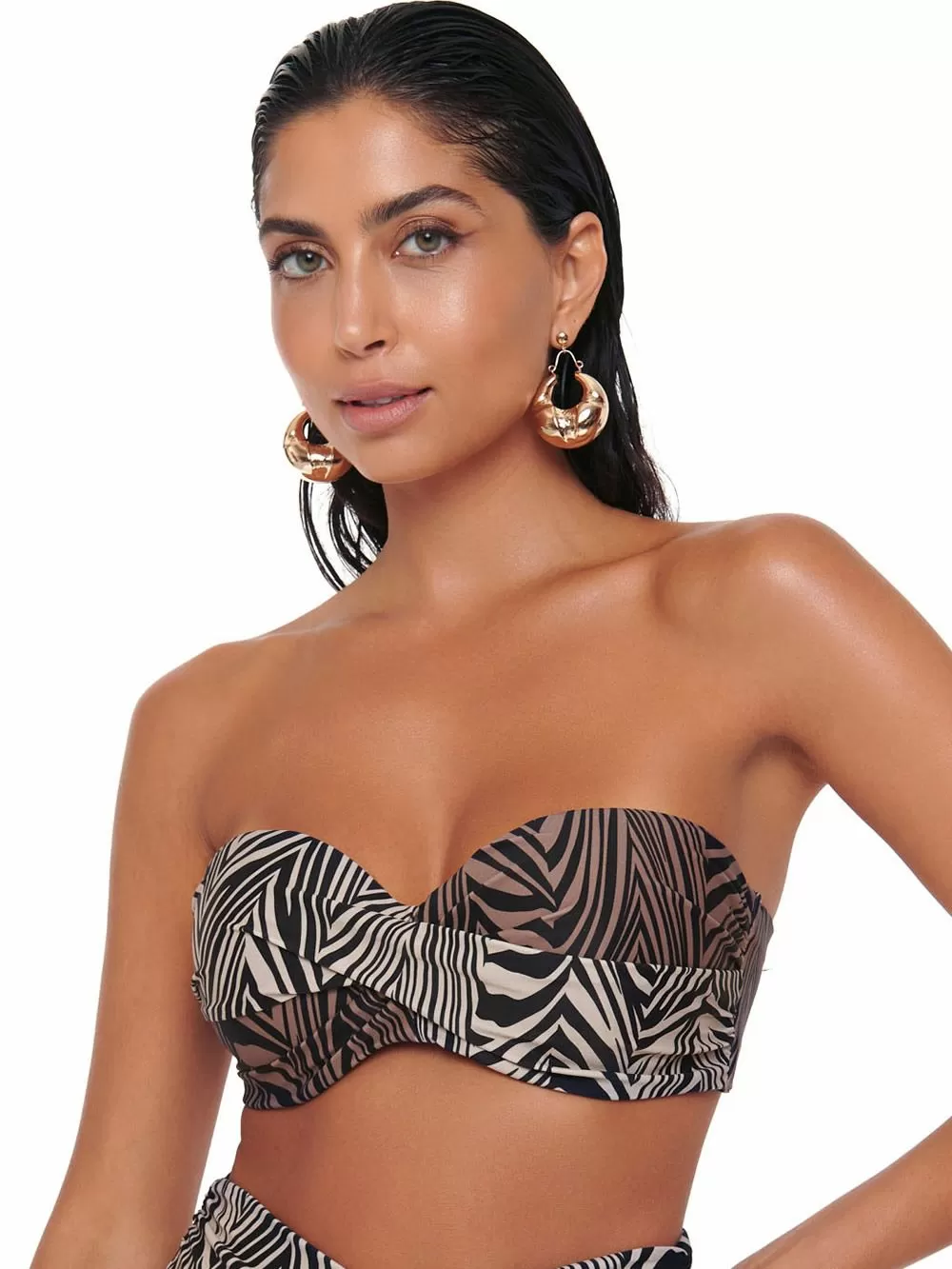Μαγιό BLUEPOINT African Queen Σουτιέν Μπικίνι Strapless - Μεγάλο Στήθος