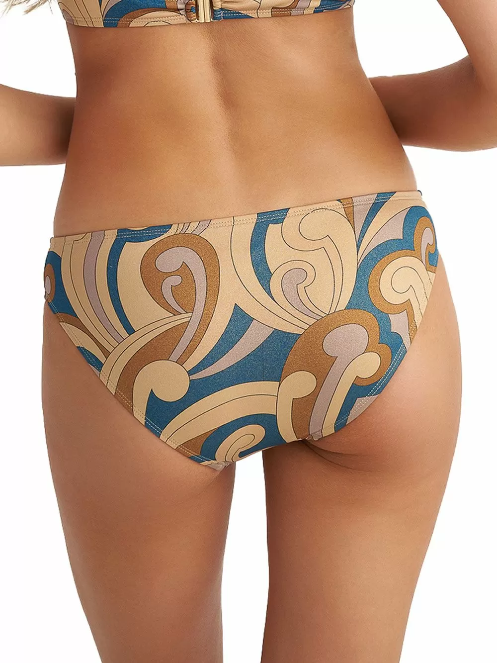 Μαγιό BLU4U Complex Gold Μπικίνι Σλιπ Κανονικό - Μεταλιζέ