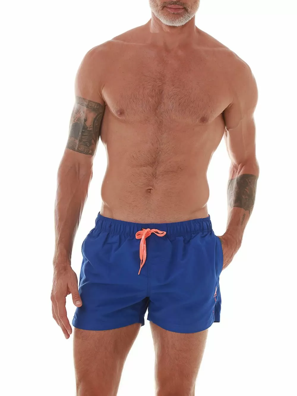 BLUEPOINT Ανδρικό Μαγιό Σορτς Κοντό 14 - Ανάγλυφο Logo 