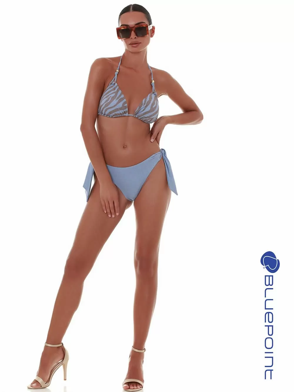 Μαγιό BLUEPOINT Candy Rush Τρίγωνο Μπικίνι - Ήπια Ενίσχυση - Lurex