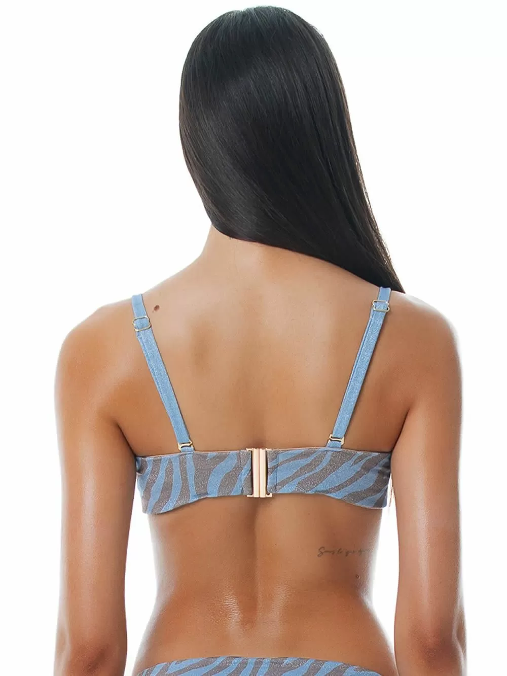 Μαγιό BLUEPOINT Candy Rush Strapless Μεγάλο Στήθος - Σταθερό Κράτημα - Lurex