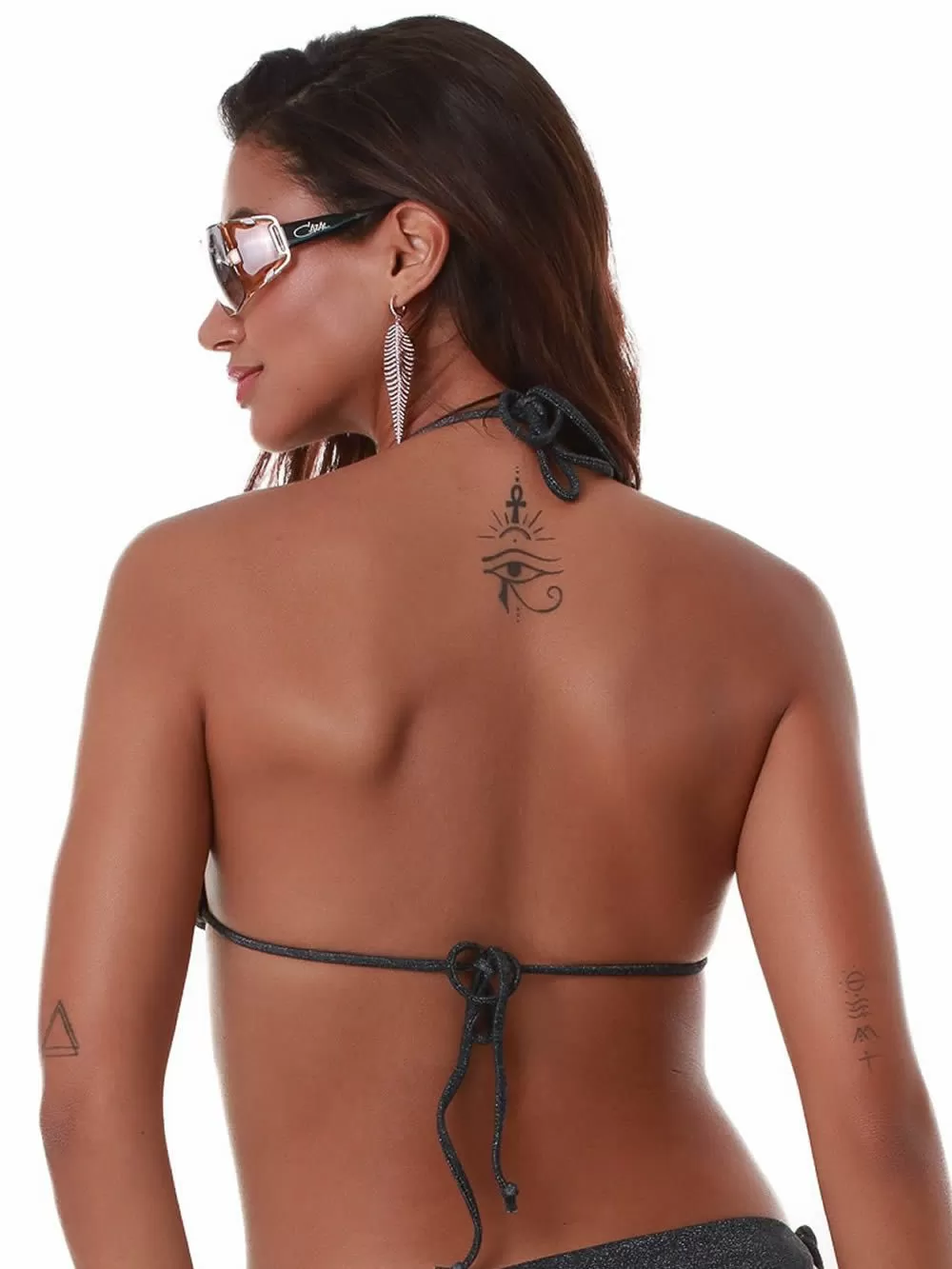 Μαγιό BLUEPOINT Candy Glam Τρίγωνο Μπικίνι Τοπ - Ενίσχυση - Lurex & Strass