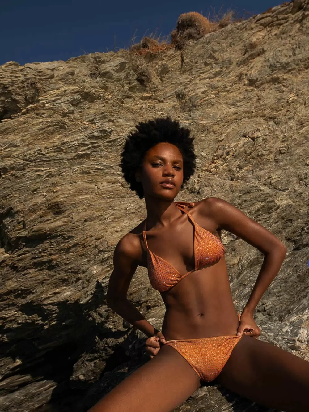 Μαγιό BLUEPOINT Candy Glam Τρίγωνο Μπικίνι Τοπ - Ενίσχυση - Lurex & Strass