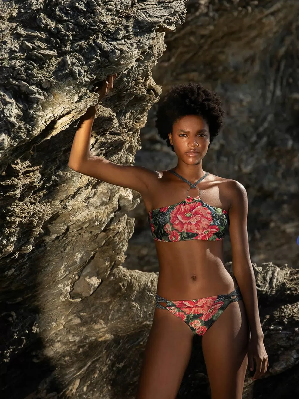 Μαγιό BLUEPOINT Secret Garden Top - Αόρατη Ενίσχυση - Lurex & Κρίκος