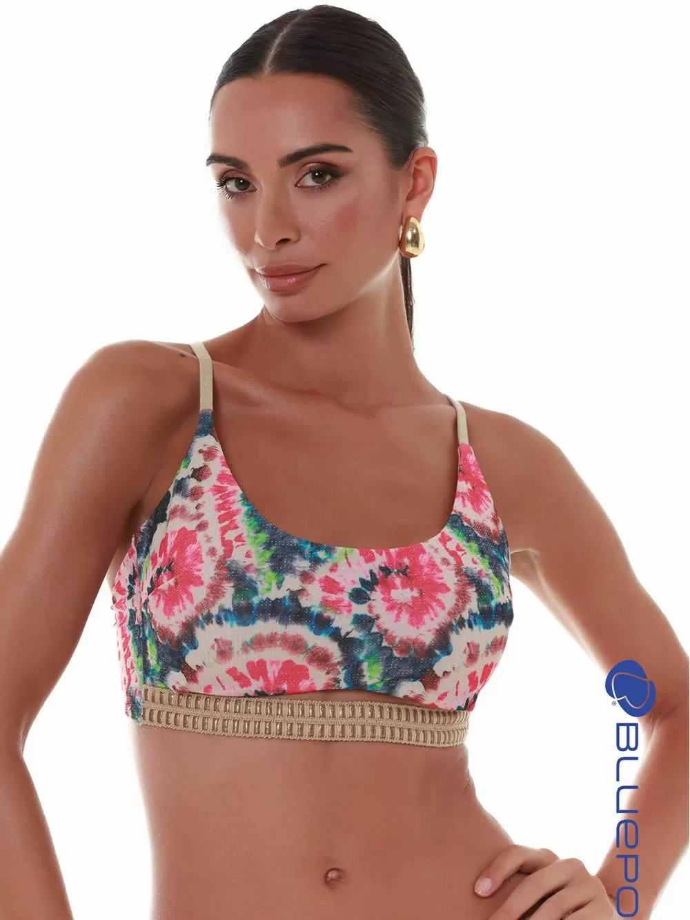 Μαγιό BLUEPOINT Batik Bralette Μπούστο Μπικίνι - Αόρατη Ενίσχυση - Lurex