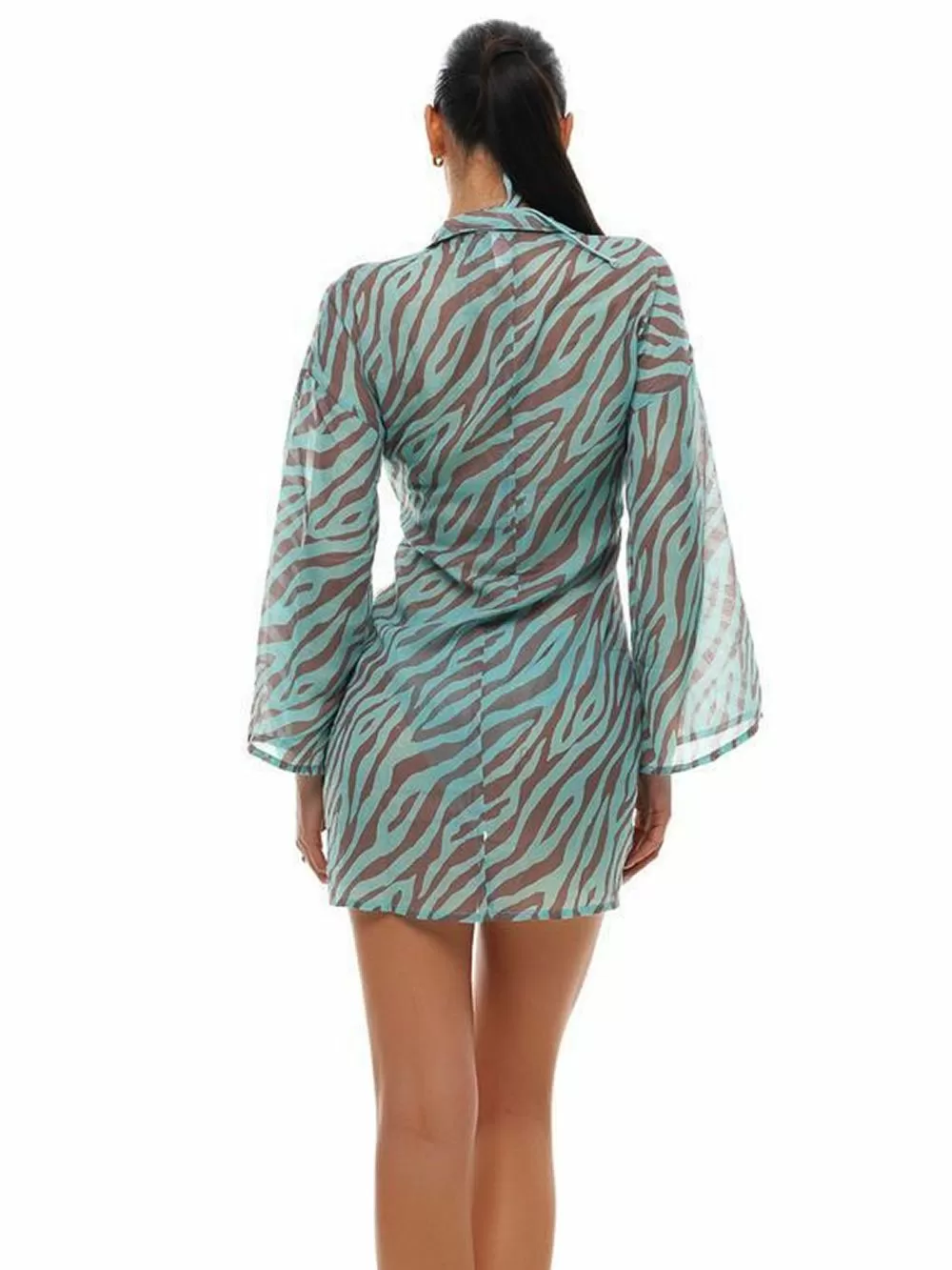 Beachwear BLUEPOINT Κιμονό Θαλάσσης Candy Rush - Αέρινο Ύφασμα