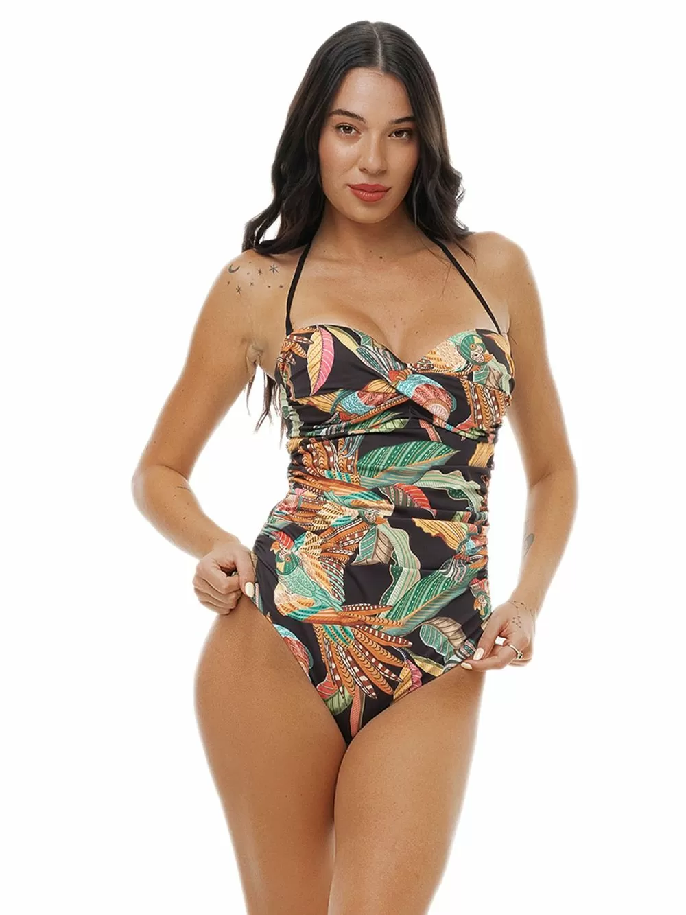 Μαγιό BLUEPOINT Hot Tropic Ολόσωμο Strapless - Αόρατη Ενίσχυση - Μεγάλο Στήθος