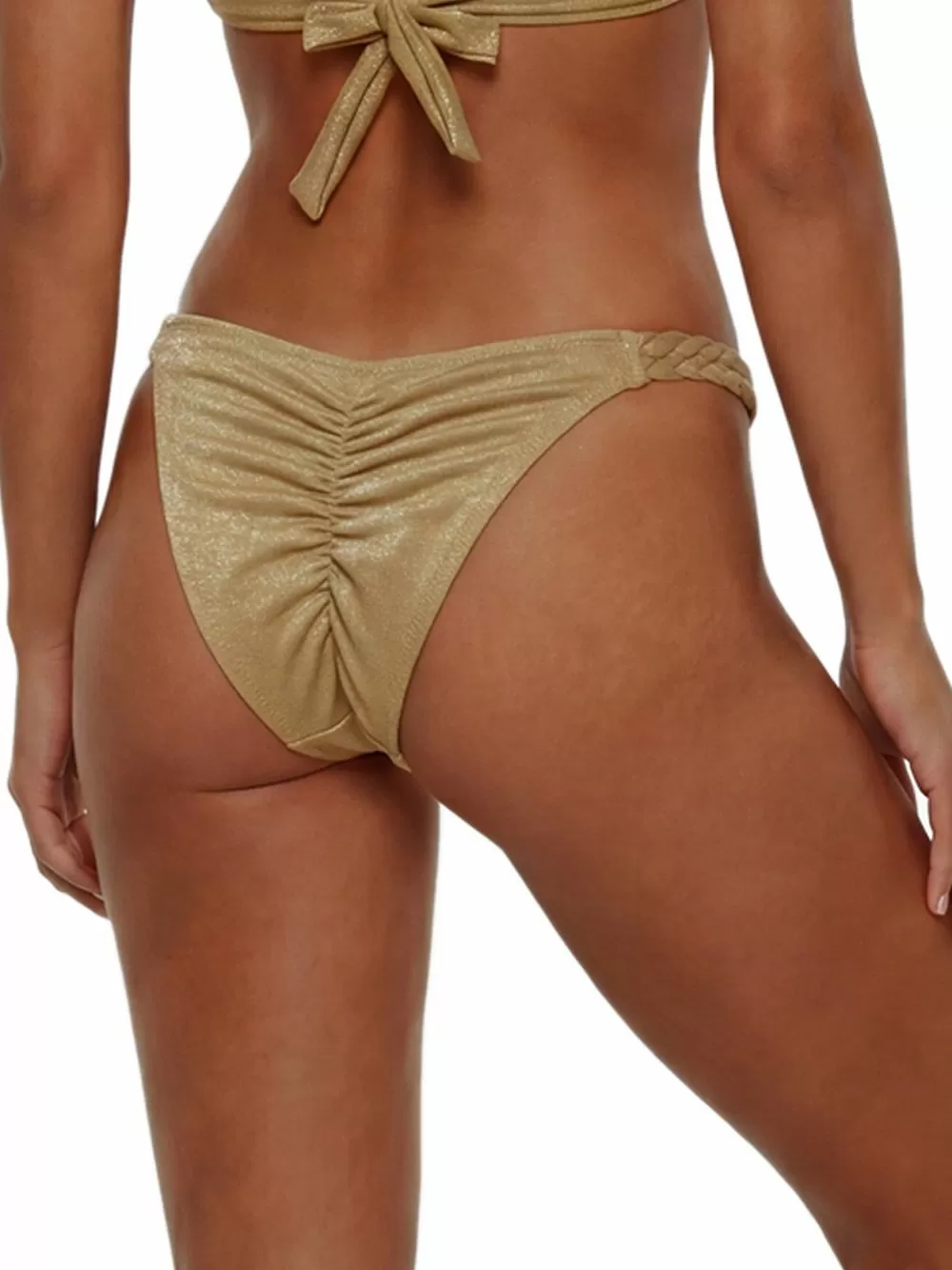 Μαγιό BLUEPOINT Shimmer On Brazilian Μπικίνι - Λαμπερό Lurex Χρυσό