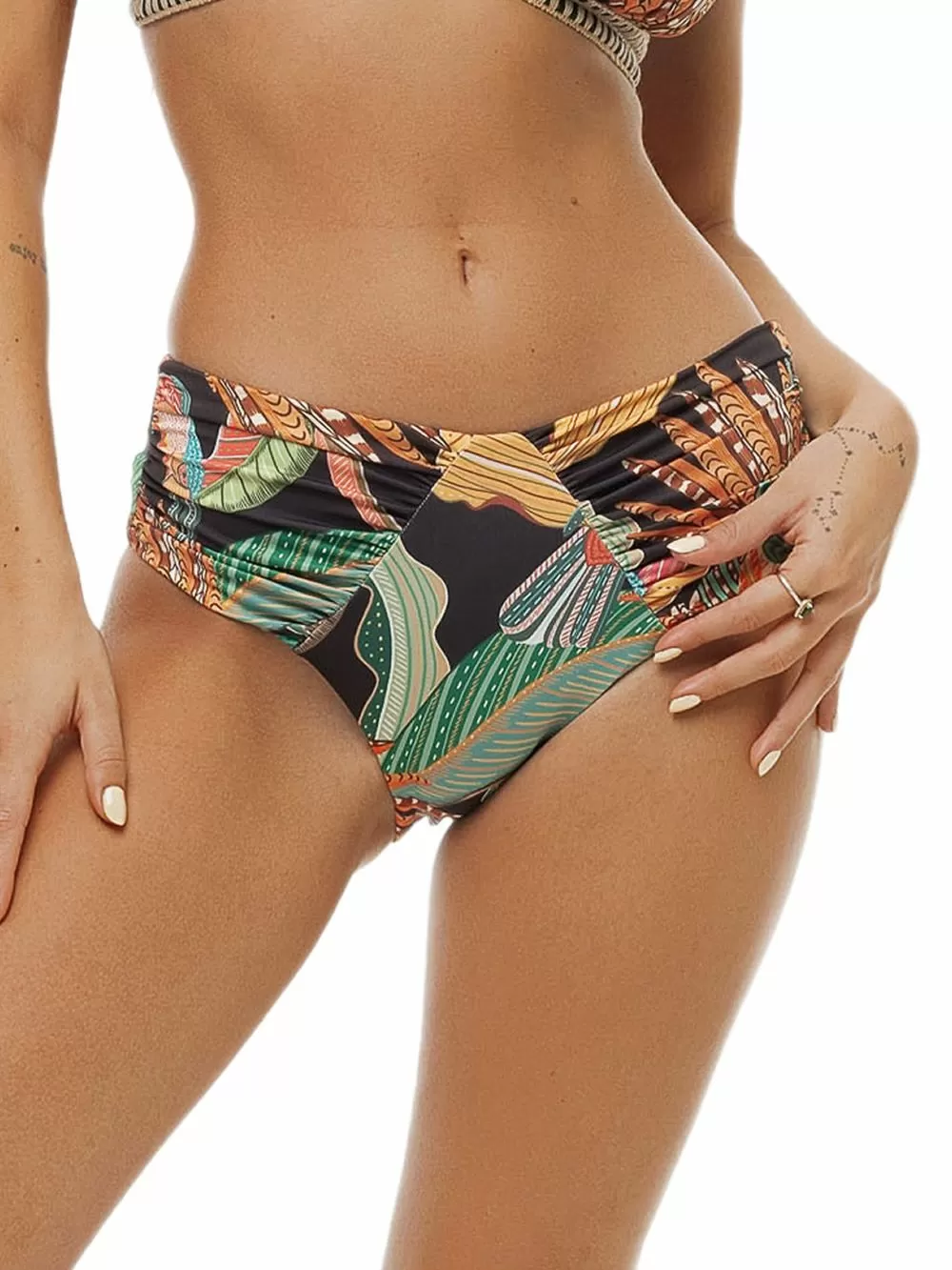 Μαγιό BLUEPOINT Hot Tropic Σλιπ Μπικίνι Κανονικό Ψηλόμεσο