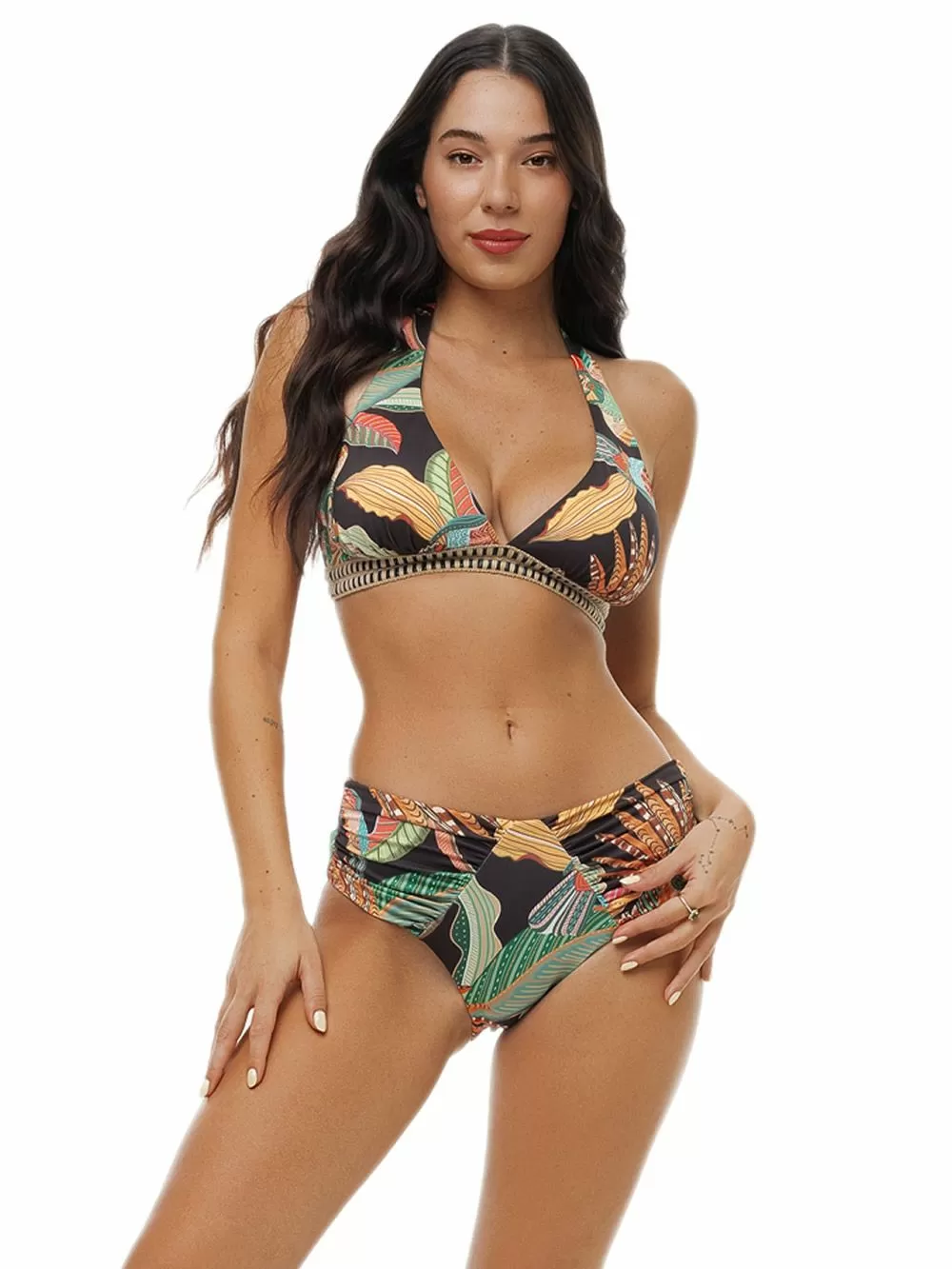 Μαγιό BLUEPOINT Hot Tropic Σλιπ Μπικίνι Κανονικό Ψηλόμεσο