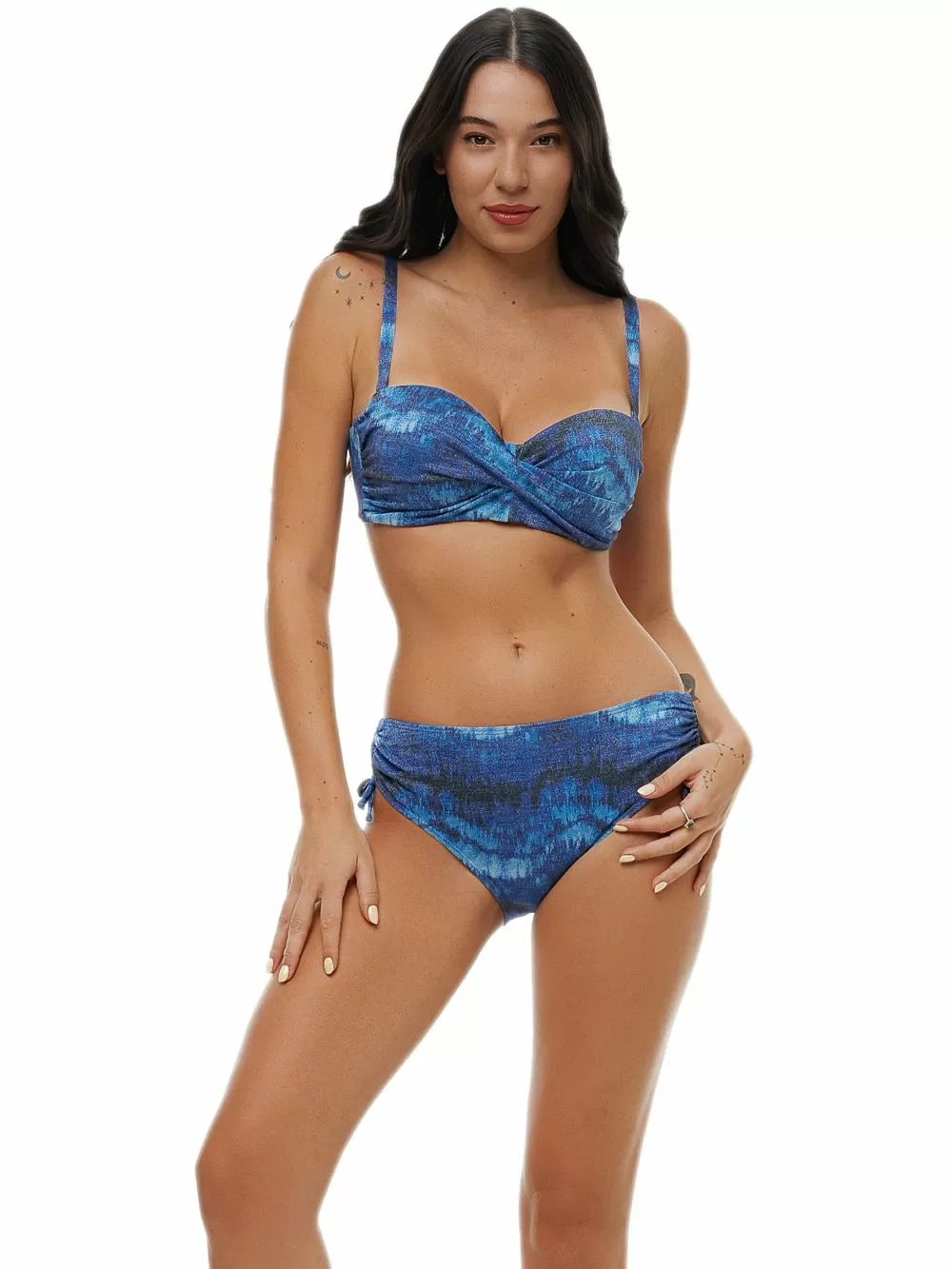 Μαγιό BLUEPOINT Ocean Blue Σλιπ Μπικίνι Φαρδύ Ψηλό