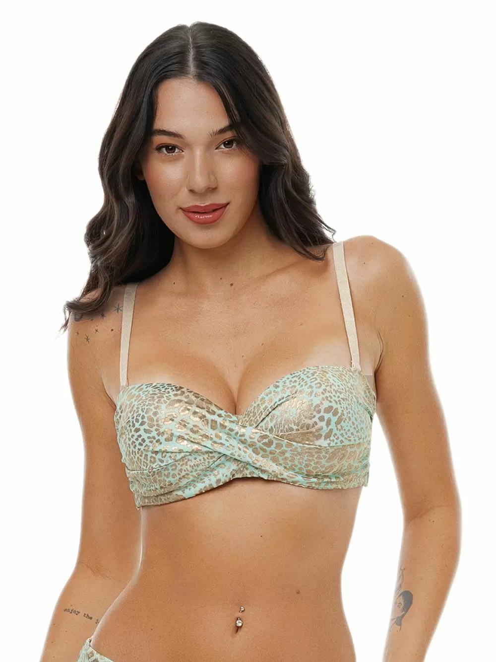 Μαγιό BLUEPOINT Wild Cat Μπικίνι Top Strapless - Μεγάλο Στήθος - Ήπια Ενίσχυση