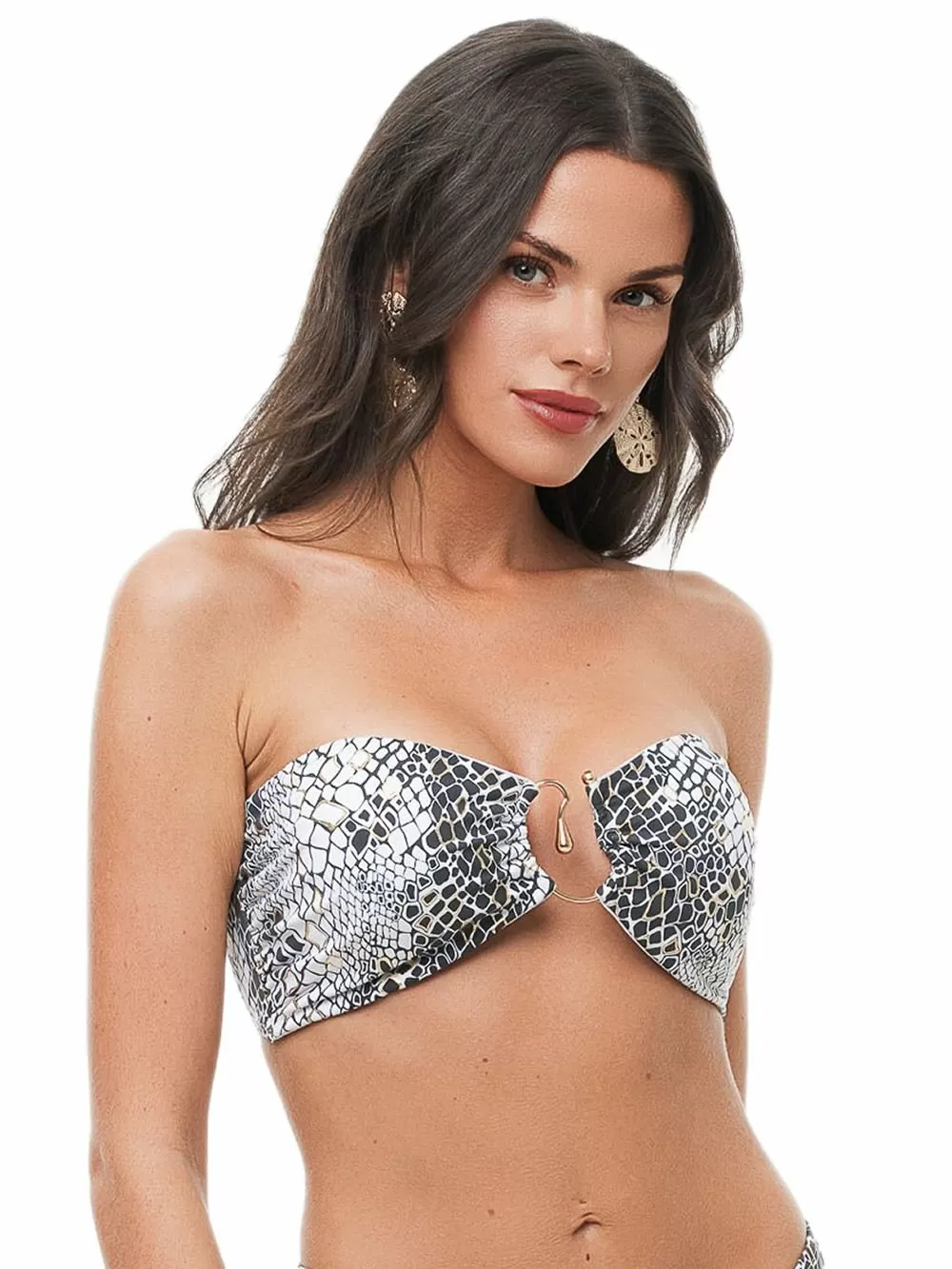 Μαγιό BLUEPOINT Luxe for Less Τοπ Strapless - Αόρατη Ενίσχυση - Κόσμημα
