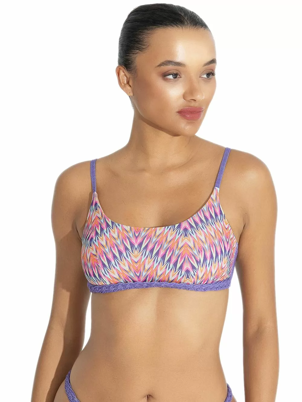 Μαγιό BLUEPOINT Indiana Μπικίνι Crop Top Μπουστάκι - Ενίσχυση - Λαμπερό Lurex