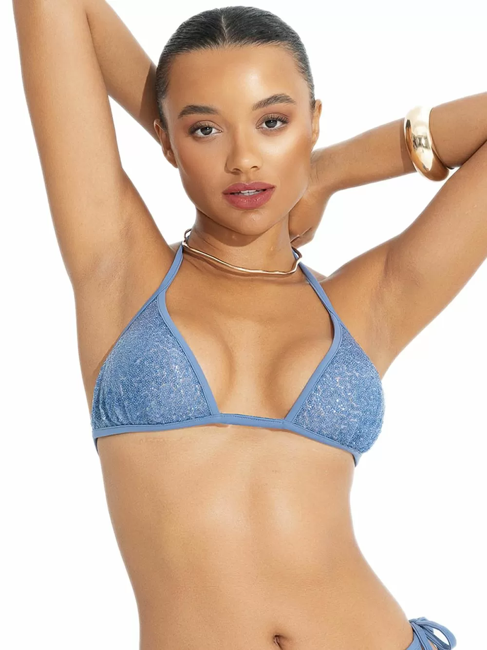 Μαγιό BLUEPOINT Sparkle On Τρίγωνο Μπικίνι - Λαμπερές Παγιέτες