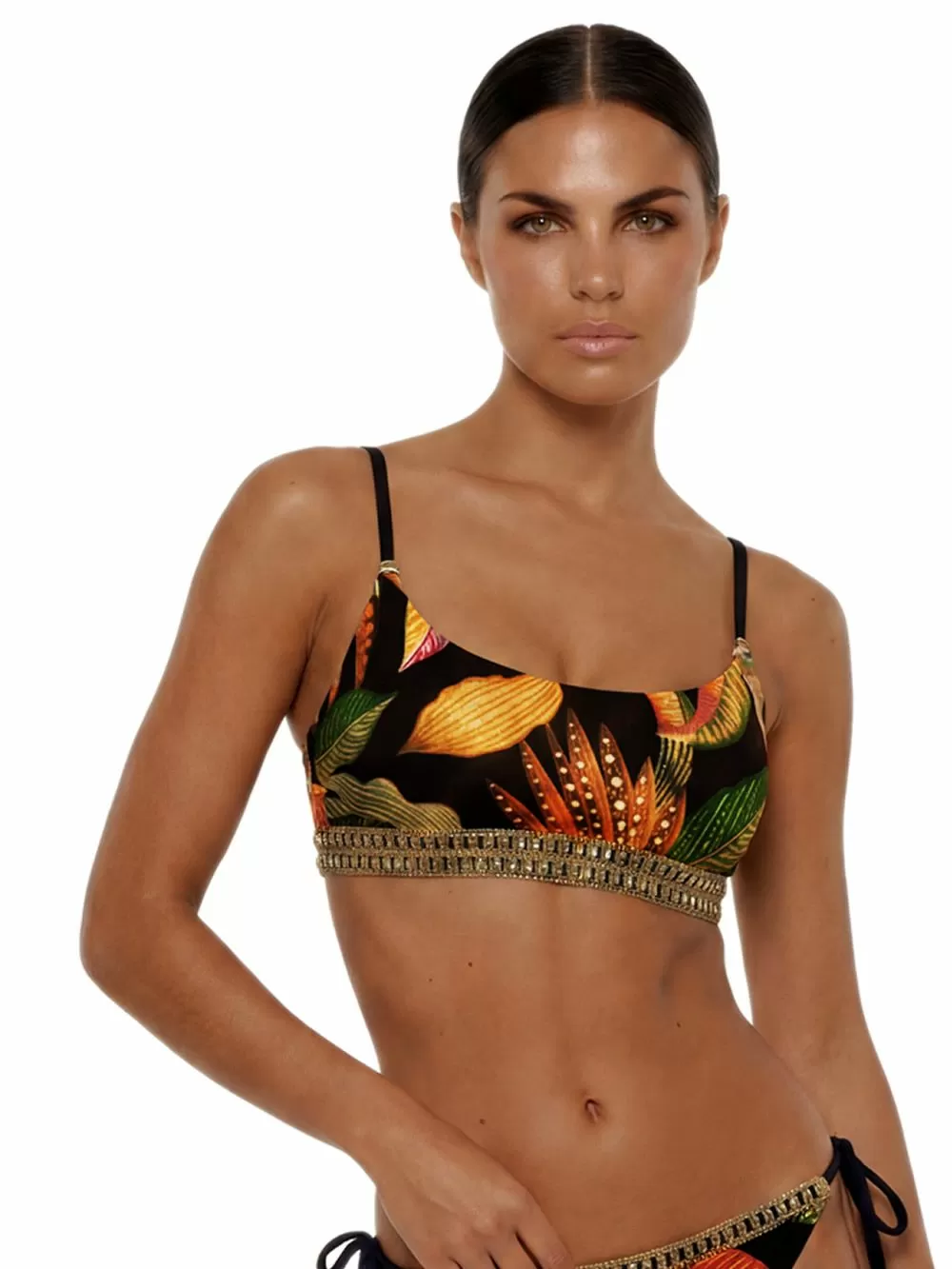 Μαγιό BLUEPOINT Hot Tropic Μπικίνι Crop Top Μπουστάκι - Ενίσχυση 