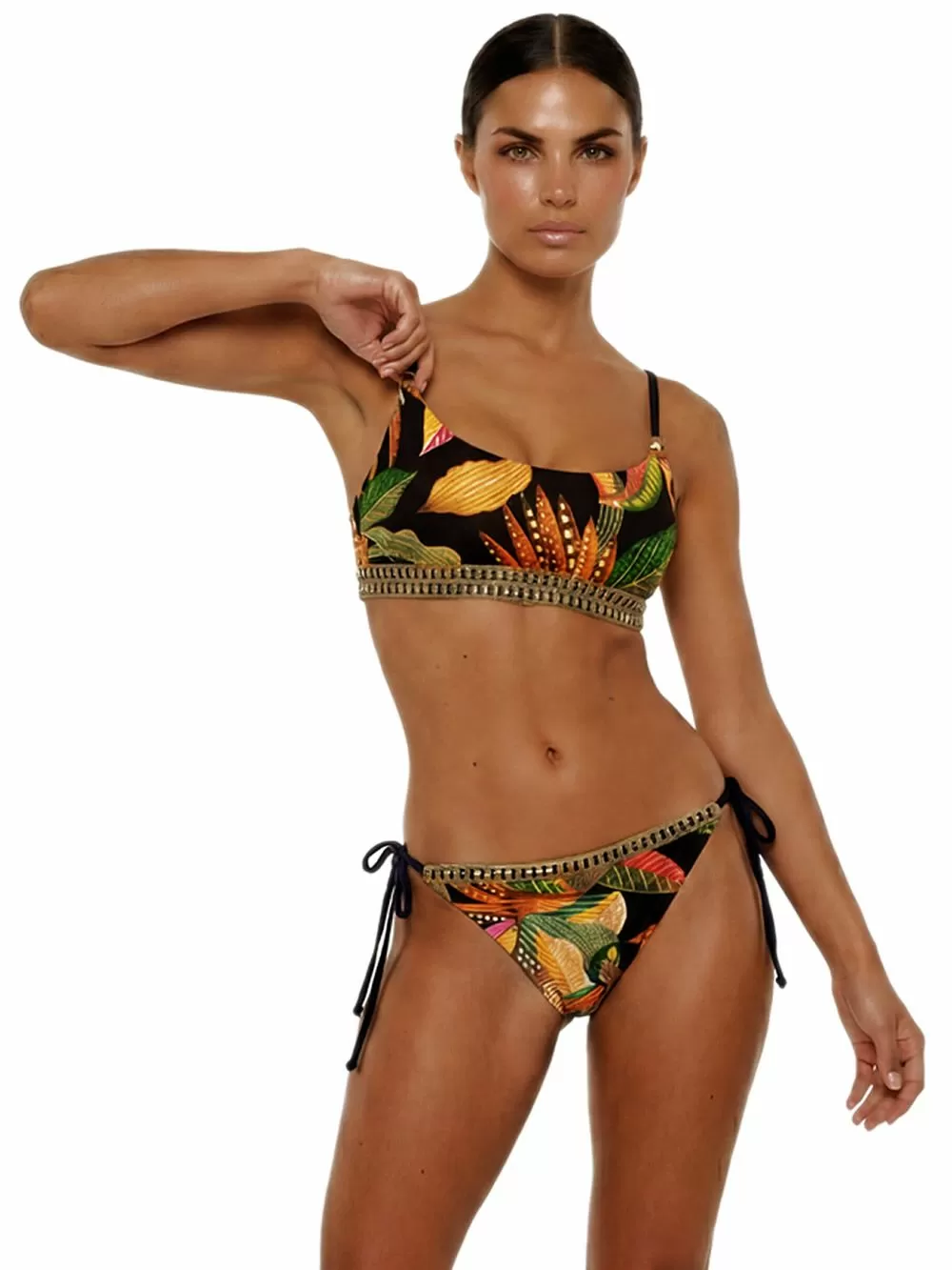 Μαγιό BLUEPOINT Hot Tropic Μπικίνι Crop Top Μπουστάκι - Ενίσχυση 