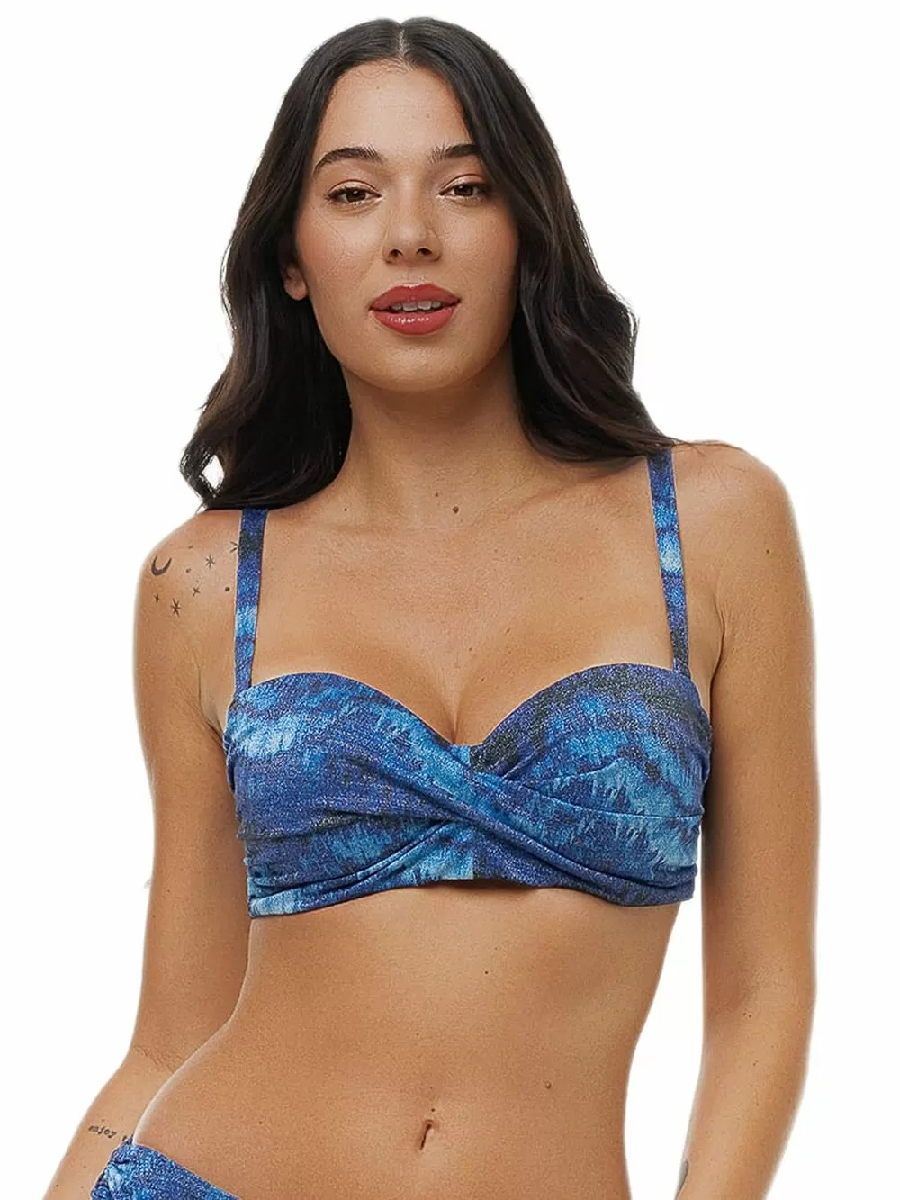 Μαγιό BLUEPOINT Ocean Blue Μπικίνι Top Strapless - Μεγάλο Στήθος - Ήπια Ενίσχυση