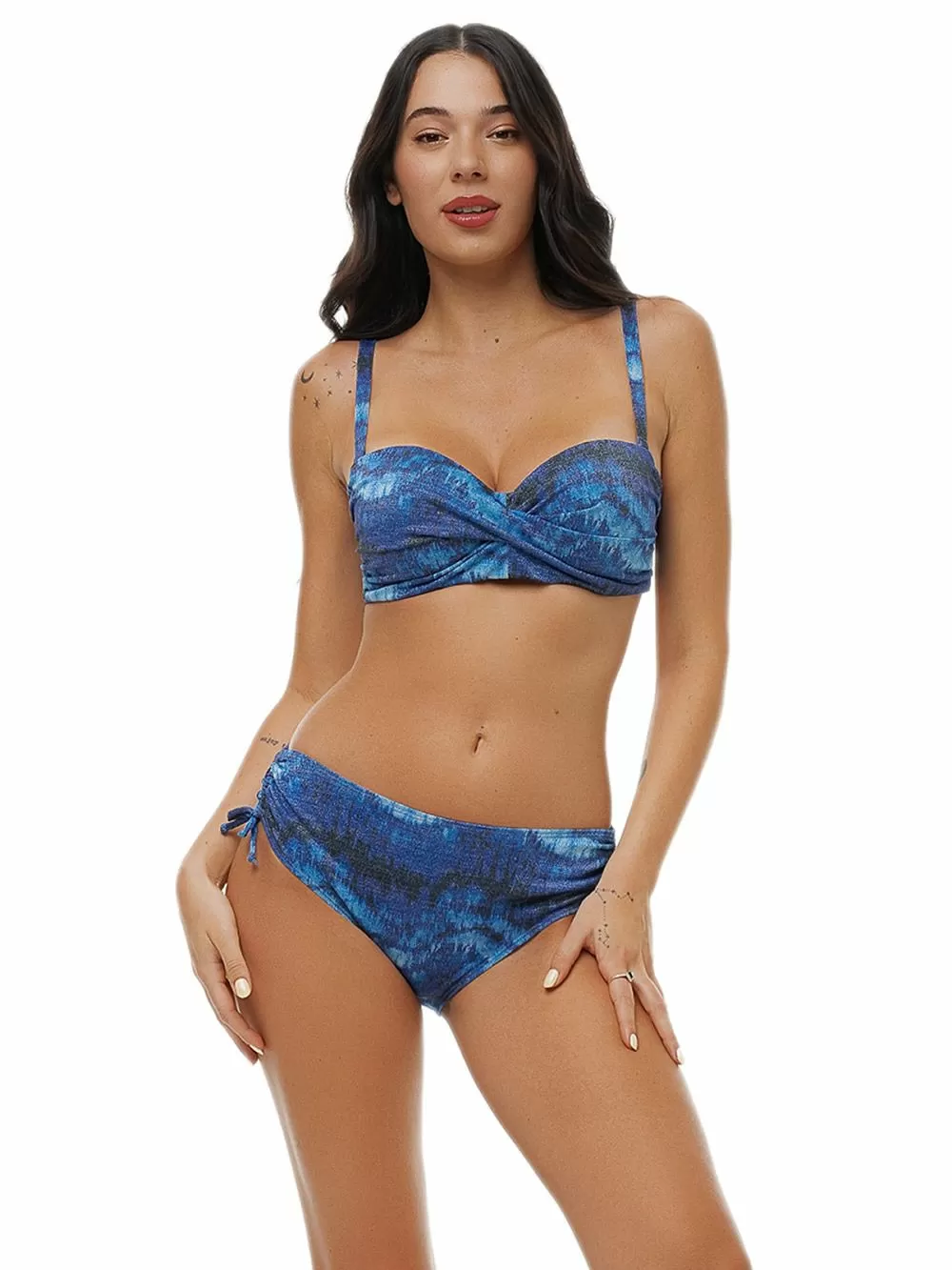 Μαγιό BLUEPOINT Ocean Blue Μπικίνι Top Strapless - Μεγάλο Στήθος - Ήπια Ενίσχυση