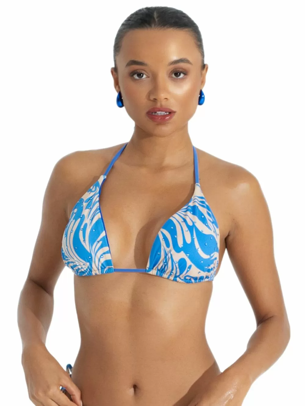 Μαγιό BLUEPOINT True Blue Τρίγωνο Μπικίνι -Ethnic & Strass