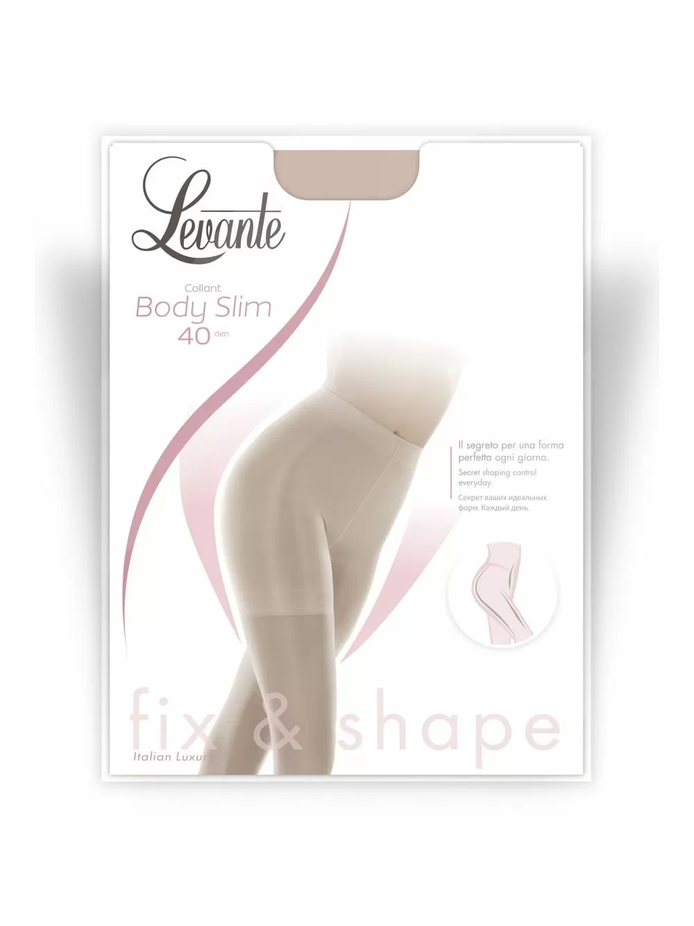 Levante Body Slim 40 - Καλσόν με Λαστέξ & Διαβαθμισμένη Συμπίεση - Πιο Λεπτή & Σφριγηλή Σιλουέτα - ανθεκτική Lycra μετάξι