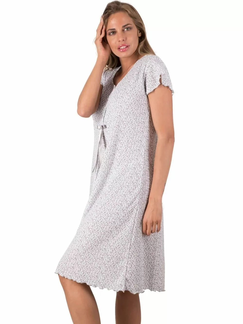 BONNE NUIT Set Homewear - Νυχτικό & Ρόμπα - 100% Βαμβάκι - Καλοκαίρι 2019