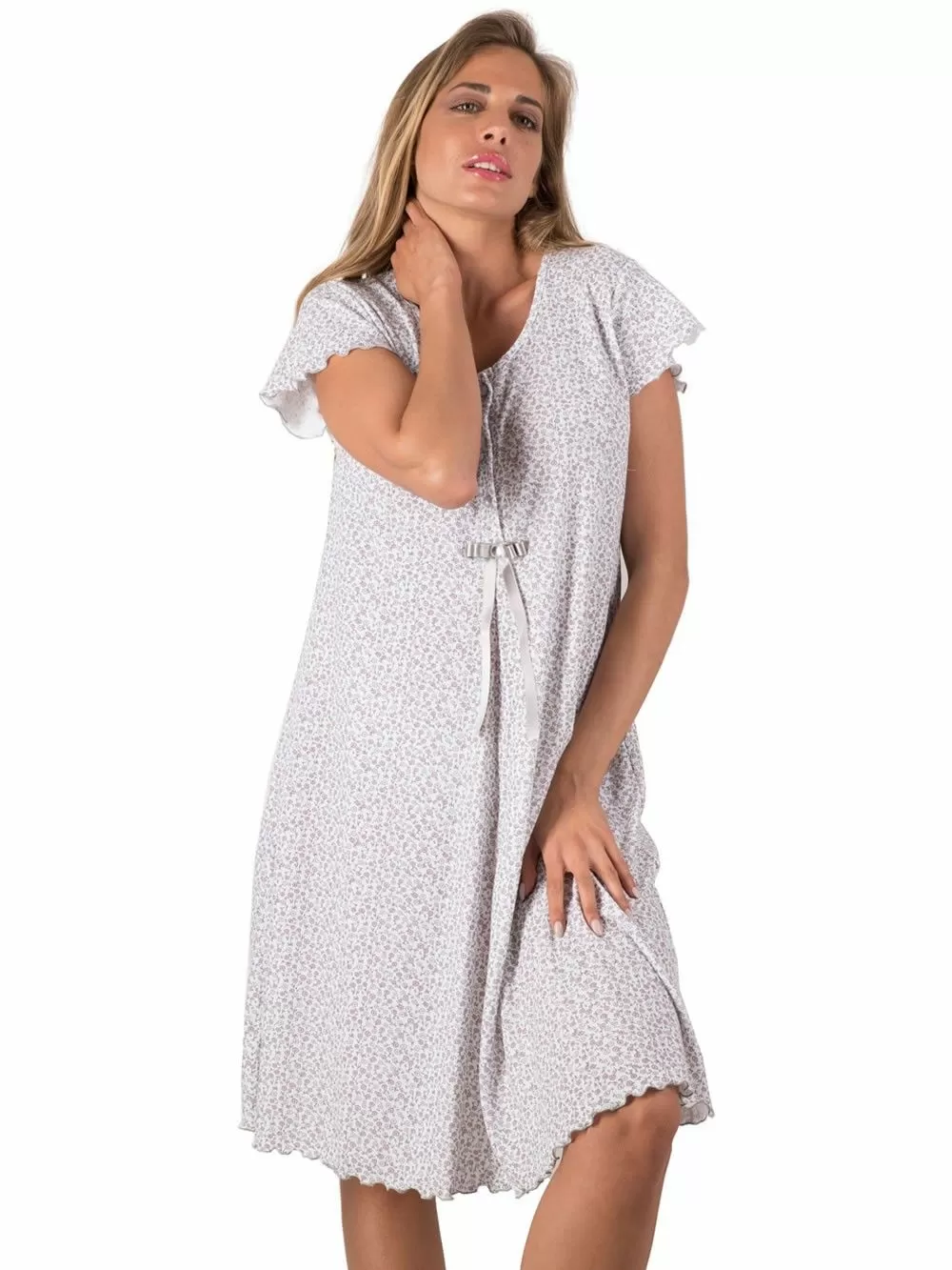 BONNE NUIT Set Homewear - Νυχτικό & Ρόμπα - 100% Βαμβάκι - Καλοκαίρι 2019