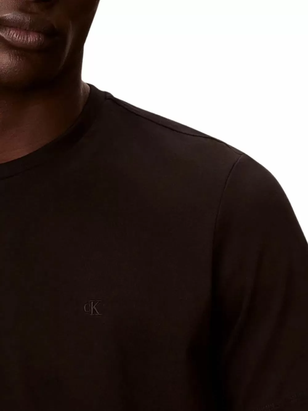 CALVIN KLEIN Ανδρικό T-Shirt Monogram Logo - 100% Βαμβάκι