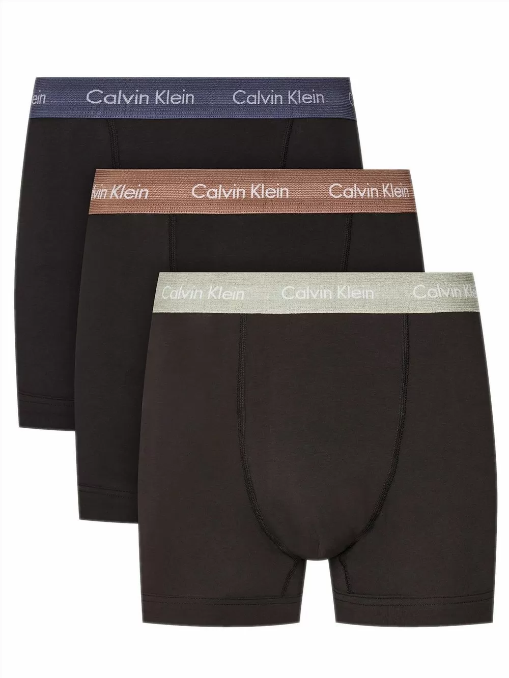 CALVIN KLEIN Low Rise Trunks - Cotton Stretch Classic Fit - Πακέτο με 3