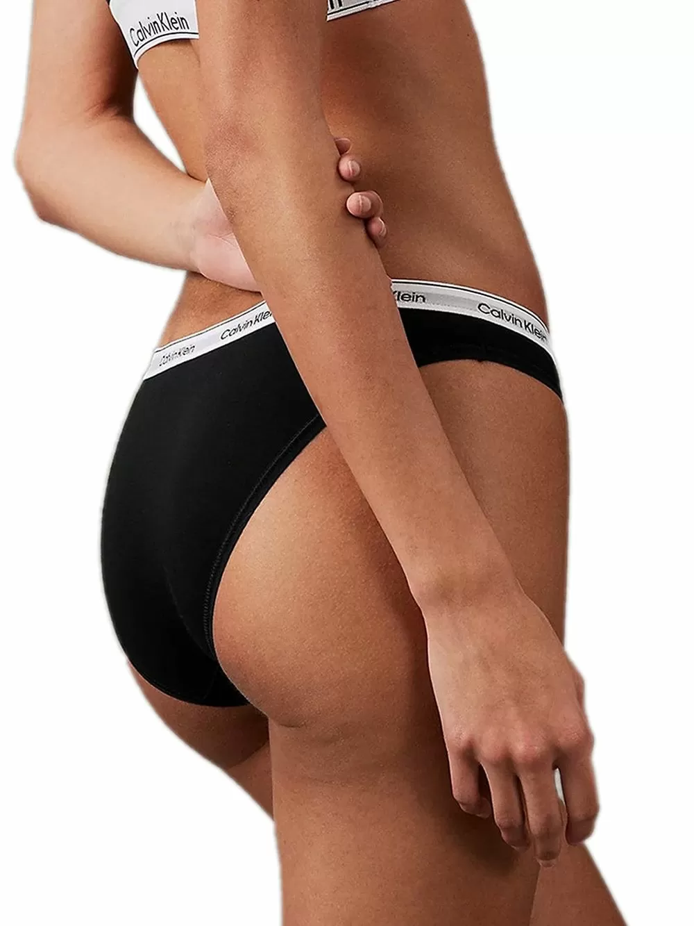 CALVIN KLEIN Γυναικείο Slip Κανονικό Χαμηλό - Modern Logo - Πακέτο με 3