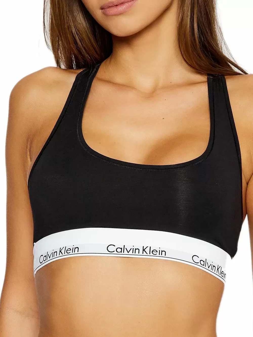 CALVIN KLEIN Σουτιέν Bralette Modern Cotton - Αθλητική Πλάτη